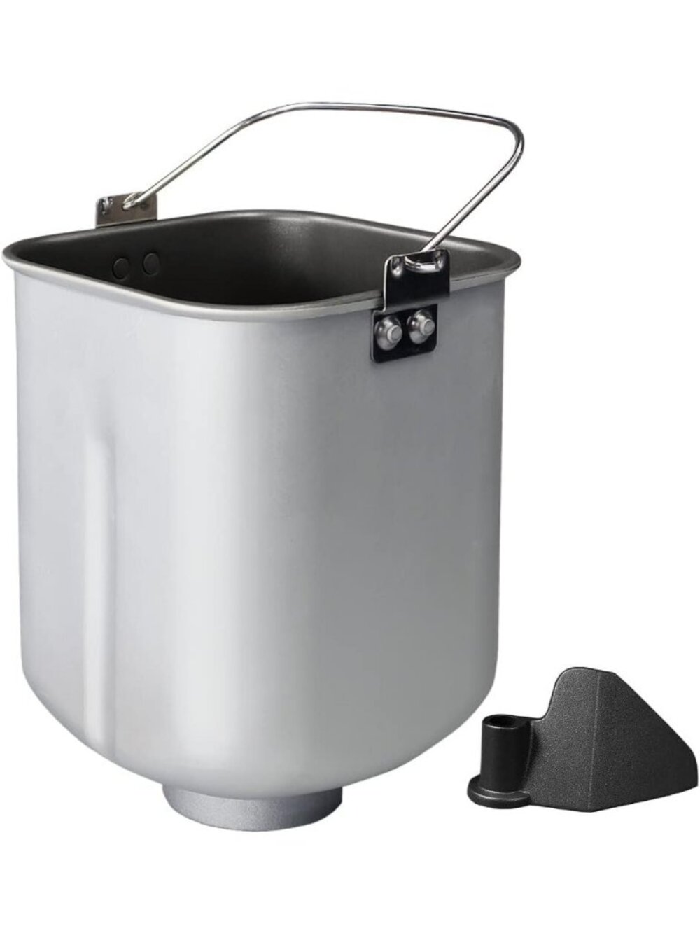 Non-Stick 2LB Bread Pan with Kneading Paddle - Custom Fit for Vertical Bread
